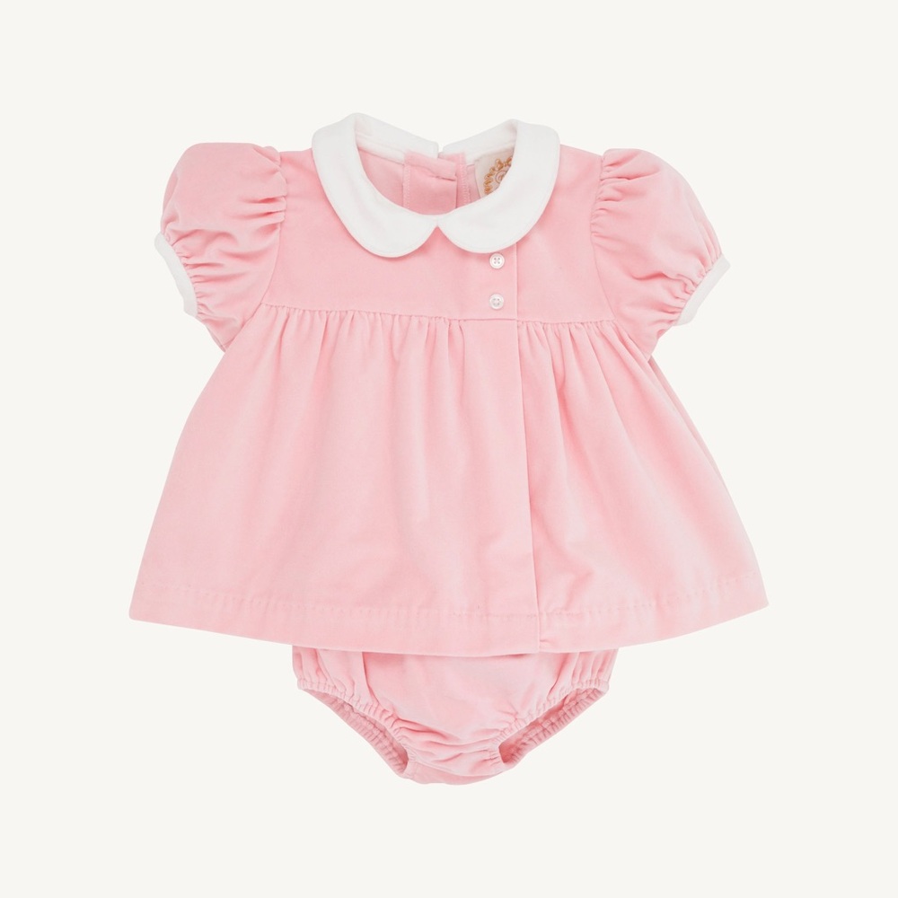 The Beaufort Bonnet Company Pink Velvet Set